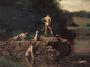 Thomas Eakins The Swiming Hole oil on canvas